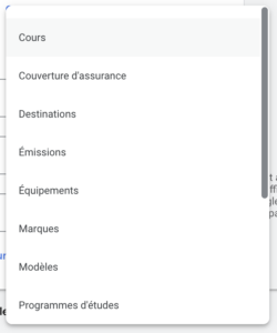 Extension d'extraits de site Google Ads