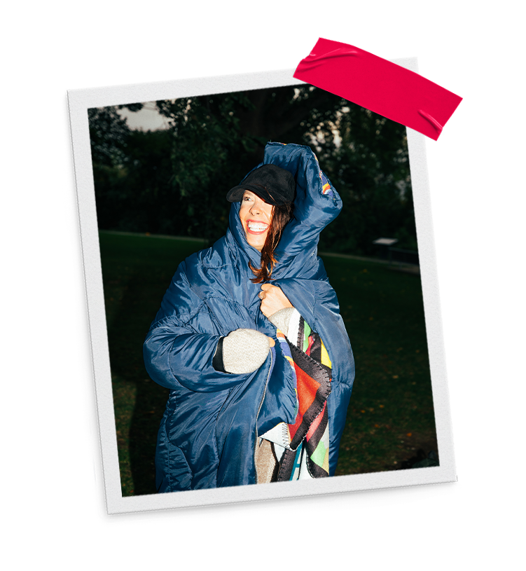 Polaroids "Sauf une fois au chalet!"